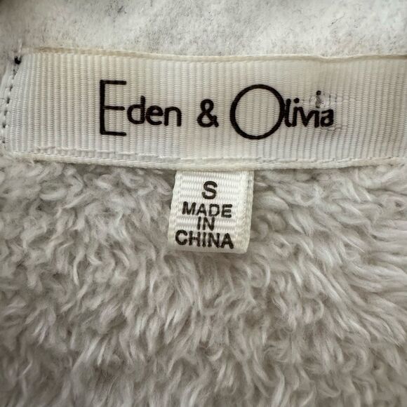 Anthropologie Eden & Olivia oversized plaid flannel button -up Jacket SZ S #2525 - Picture 6 of 14